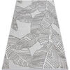 Tapis Rugsx Tapis LIRA E1482 Feuilles, structur&eacute;, moderne, gl 80x150 cm Gris 80x150 cm. . Maison & D&eacute;co > Tapis.