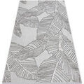 Tapis Rugsx Tapis LIRA E1482 Feuilles, structur&eacute;, moderne, gl 120x170 cm Gris 120x170 cm. . Maison & D&eacute;co > Tapis.