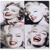 Tableaux, toiles Item International Quadriptyque en toile et bois Marilyn 60 x 60 cm