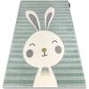 Tapis Rugsx Tapis PETIT RABBIT lapin vert 200x290 cm Vert 200x290 cm. . Maison & D&eacute;co > Tapis.