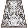 Tapis Rugsx Tapis moderne COZY Tico, g&eacute;om&eacute;trique - Structura 80x150 cm Marron 80x150 cm. . Maison & D&eacute;co > Tapis.