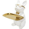 Statuettes et figurines La Chaise Longue Statue Bulldog blanc vide-poche Blanc Unique. . Maison & D&eacute;co > Statuettes et figurines.
