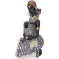 Statuettes et figurines Signes Grimalt Figure Africaine Marron Unique. . Maison & D&eacute;co > Statuettes et figurines.