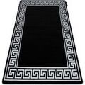 D&eacute;coration sur Grenoble : Tapis Rugsx Tapis HAMPTON Grecos noir 80x150 cm Noir 80x150 cm. . Maison & D&eacute;co > Tapis.