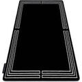 D&eacute;coration sur Grenoble : Tapis Rugsx Tapis HAMPTON Chick cadre noir 80x150 cm Noir 80x150 cm. . Maison & D&eacute;co > Tapis.