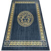 Tapis Rugsx Tapis lavable ANDRE 1972 marbre m&eacute;duse grec 160x220 cm Bleu 160x220 cm. . Maison & D&eacute;co > Tapis.