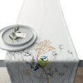 Cuisine & Art de la table sur Grenoble : Serviettes de table Nappes, Sets de table Ambiente Chemin de table en coton oiseaux 40 x 150 cm