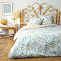 Linge de maison sur Grenoble : Parures de lit Future Home Parure de lit 2 personnes en coton 57 fils imprim&eacute; bleu Jaune 240x220 cm,260x240 cm. . Maison > Parures de lit.