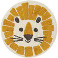 D&eacute;coration sur Grenoble : Tapis Guy Levasseur Tapis enfant rond jungle en coton Jaune 70 cm. . Maison & D&eacute;co > Tapis.