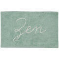 Tapis de bain sur Grenoble : Tapis de bain Guy Levasseur Tapis de bain &agrave; texte 50x80 en coton Vert 50x80 cm. . Maison > Tapis de bain.