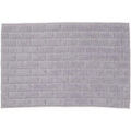 Tapis de bain sur Grenoble : Tapis de bain Guy Levasseur Tapis de bain d&eacute;co brique en coton Gris 50x80 cm. . Maison > Tapis de bain.