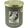 Bougies, diffuseurs Heart And Home Grande Bougie Fleurs de Coton Gris Unique. . Maison & D&eacute;co > Bougies, diffuseurs.