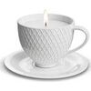 Bougies, diffuseurs Heart And Home Bougie Tasse &agrave; Th&eacute; Citron d'Amalfi Blanc Unique. . Maison & D&eacute;co > Bougies, diffuseurs.
