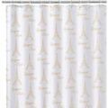 Linge de maison sur Grenoble : Rideaux, stores Unimasa Rideau de douche PARIS Blanc 180x200 cm. . Maison & D&eacute;co > Rideaux, stores.