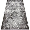 Tapis Rugsx Tapis MATEO 8031/644 Moderne, g&eacute;om&eacute;trique, trian 80x150 cm Gris 80x150 cm. . Maison & D&eacute;co > Tapis.