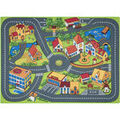 Tapis Rugsx TAPIS REBEL ROADS Country life 90 Village, 95x133 cm Gris 95x133 cm. . Maison & D&eacute;co > Tapis.