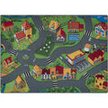 Tapis Rugsx TAPIS REBEL ROADS Village life 90 Pays, 140x200 cm Gris 140x200 cm. . Maison & D&eacute;co > Tapis. Grenoble