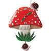 Horloges Enesco Horloge Champignon Allen Designs