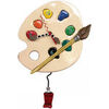 Horloges Enesco Horloge Palette de peinture Allen Designs