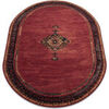 Tapis Rugsx Tapis en laine POLONIA ovale SAMARKAND rubis 200x300 cm Rouge 200x300 cm. . Maison & D&eacute;co > Tapis.
