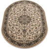 Tapis Rugsx Tapis en laine POLONIA ovale KORDOBA s&eacute;pia 200x300 cm Marron 200x300 cm. . Maison & D&eacute;co > Tapis.