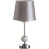 Lampes &agrave; poser Unimasa Lampe Argent&eacute; en m&eacute;tal et c&eacute;ramique Gris Unique. . Maison & D&eacute;co > Lampes &agrave; poser.