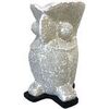 Lampes &agrave; poser Carla World Lampe blanche en verre Chouette 33 cm Blanc Unique. . Maison & D&eacute;co > Lampes &agrave; poser.