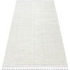 Tapis Rugsx Tapis SEVILLA PC00B rayures blanc Franges berb&egrave;re 240x330 cm Blanc 240x330 cm. . Maison & D&eacute;co > Tapis.