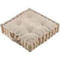 Coussins Stof Coussin Pouf de sol maison couleur ficelle Beige 45x45 cm. . Maison & D&eacute;co > Coussins. Grenoble
