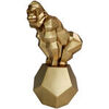 Statuettes et figurines Signes Grimalt Figurine D'Orang-Outan Dor&eacute; Unique. . Maison & D&eacute;co > Statuettes et figurines.