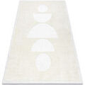 Tapis Rugsx Tapis moderne MODE 8598 g&eacute;om&eacute;trique cr&egrave;me 140x190 cm Beige 140x190 cm. . Maison & D&eacute;co > Tapis. Grenoble
