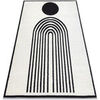 Tapis Rugsx Tapis moderne MODE 8597 g&eacute;om&eacute;trique cr&egrave;me / 80x150 cm Beige 80x150 cm. . Maison & D&eacute;co > Tapis.