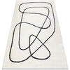 Tapis Rugsx Tapis moderne MODE 8377 abstraction cr&egrave;me / 80x150 cm Beige 80x150 cm. . Maison & D&eacute;co > Tapis.