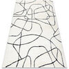 Tapis Rugsx Tapis moderne MODE 8522 abstraction cr&egrave;me / 120x170 cm Beige 120x170 cm. . Maison & D&eacute;co > Tapis.