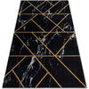 Tapis Rugsx Tapis EMERALD exclusif 2000 glamour, &eacute;l&eacute;gant g&eacute; 80x150 cm Noir 80x150 cm. . Maison & D&eacute;co > Tapis.