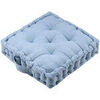 Coussins Stof &Eacute;pais coussin de sol en coton 40 cm Bleu Unique. . Maison & D&eacute;co > Coussins.