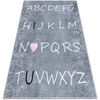 Tapis Rugsx Tapis lavable JUNIOR 52106.801 Alphabet pour les 120x170 cm Gris 120x170 cm. . Maison & D&eacute;co > Tapis.