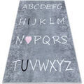 Tapis Rugsx Tapis lavable JUNIOR 52106.801 Alphabet pour les 160x220 cm Gris 160x220 cm. . Maison & D&eacute;co > Tapis. Grenoble