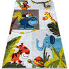 Tapis Rugsx Tapis lavable JUNIOR 51858.802 animaux, Afrique po 80x150 cm Gris 80x150 cm. . Maison & D&eacute;co > Tapis.