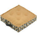 Linge de maison sur Grenoble : Coussins Stof Collection Bako - Coussin Pouf de sol Jaune 45x45 cm. . Maison & D&eacute;co > Coussins.