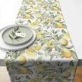 Cuisine & Art de la table sur Grenoble : Serviettes de table Nappes, Sets de table Ambiente Chemin de table en coton Citrons 40 x 150 cm