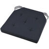 Galettes de chaise Stof Coussin de chaise gris anthracite en coton 38 x 38 cm Gris Unique. . Maison & D&eacute;co> Galettes de chaise.