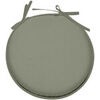 Galettes de chaise Stof Galette de chaise vert sauge ronde en polyester Vert 40x40 cm. . Maison & D&eacute;co> Galettes de chaise.