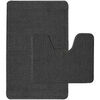 Tapis de bain Guy Levasseur Lot de 2 tapis de bain polyester 50x80cm + 50x40cm chocolat