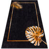 Tapis Rugsx Tapis lavable MIRO 51518.805 Feuilles, cadre antid 160x220 cm Noir 160x220 cm. . Maison & D&eacute;co > Tapis.