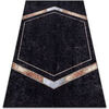 Tapis Rugsx Tapis lavable MIRO 52025.802 Marbre, g&eacute;om&eacute;trique 160x220 cm Noir 160x220 cm. . Maison & D&eacute;co > Tapis.