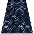 Tapis Rugsx Tapis lavable MIRO 51805.802 G&eacute;om&eacute;trique, treill 120x170 cm Bleu 120x170 cm. . Maison & D&eacute;co > Tapis. Grenoble