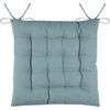 Galettes de chaise Stof Coussin de chaise en coton Jade 38 cm Bleu Unique. . Maison & D&eacute;co> Galettes de chaise.