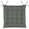 Galettes de chaise Stof Coussin de chaise en coton vert 38 cm Vert Unique. . Maison & D&eacute;co> Galettes de chaise.
