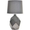 Lampes &agrave; poser Item International Lampe Dolomite arrondie argent&eacute;e 60 cm Gris Unique. . Maison & D&eacute;co > Lampes &agrave; poser.